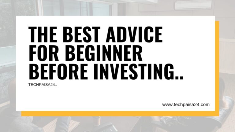 The best advice for beginner
